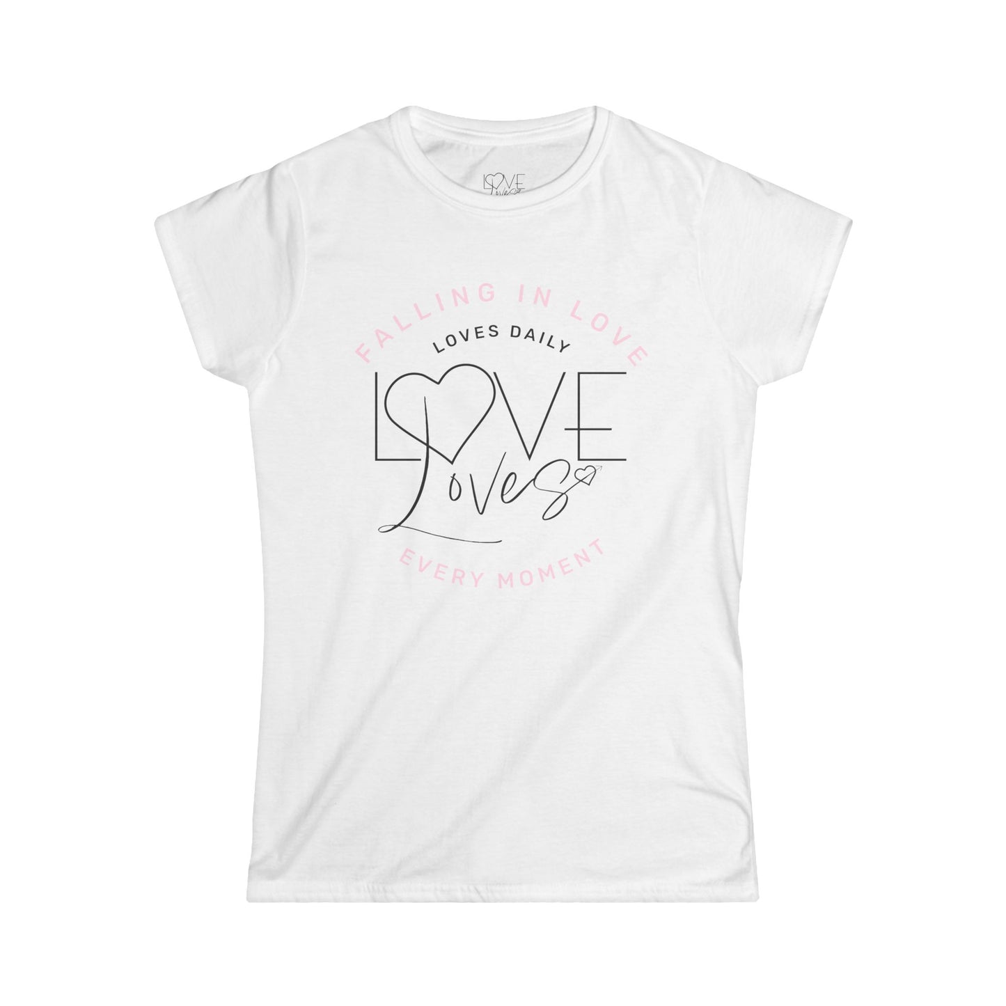 "Falling in LoveLoves Daily" Women's Tee